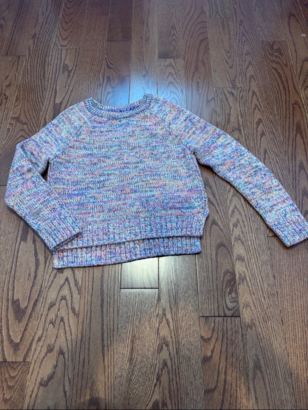 GAP Pastel Multicolor Marled Crewneck Sweater